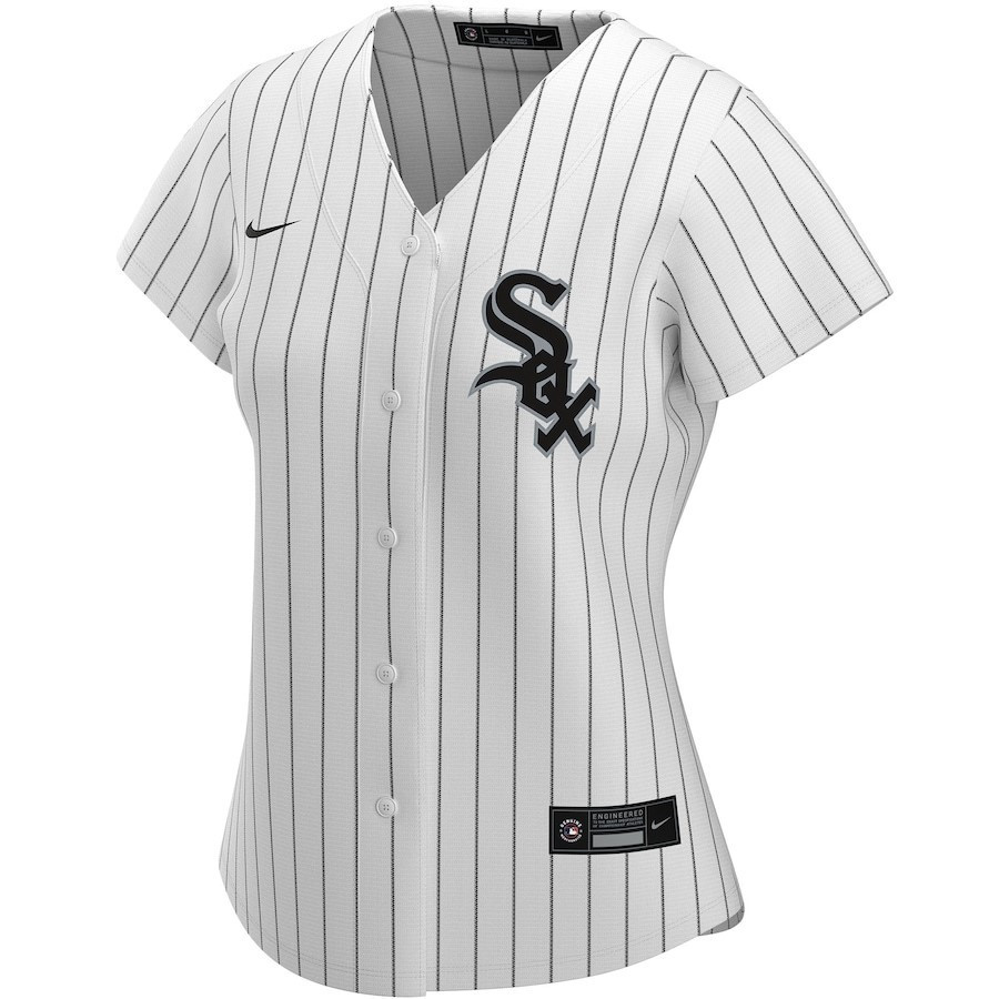 Alternative view of Chicago White Sox Women's Home Custom Baseball Jersey - White