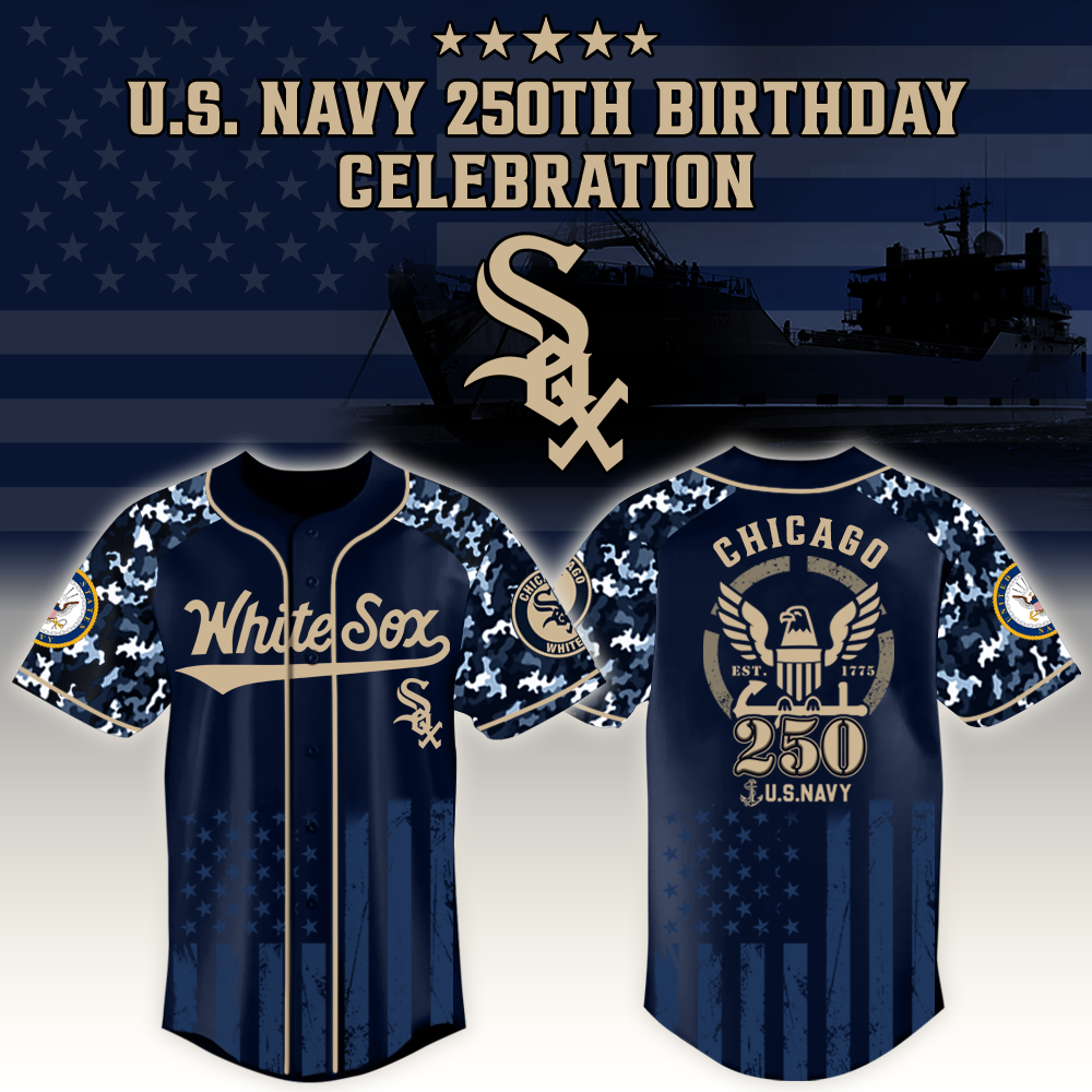 Chicago White Sox X Mlb Honoring 250 Years Of The U.s. Navy – Mlb Baseball Jersey