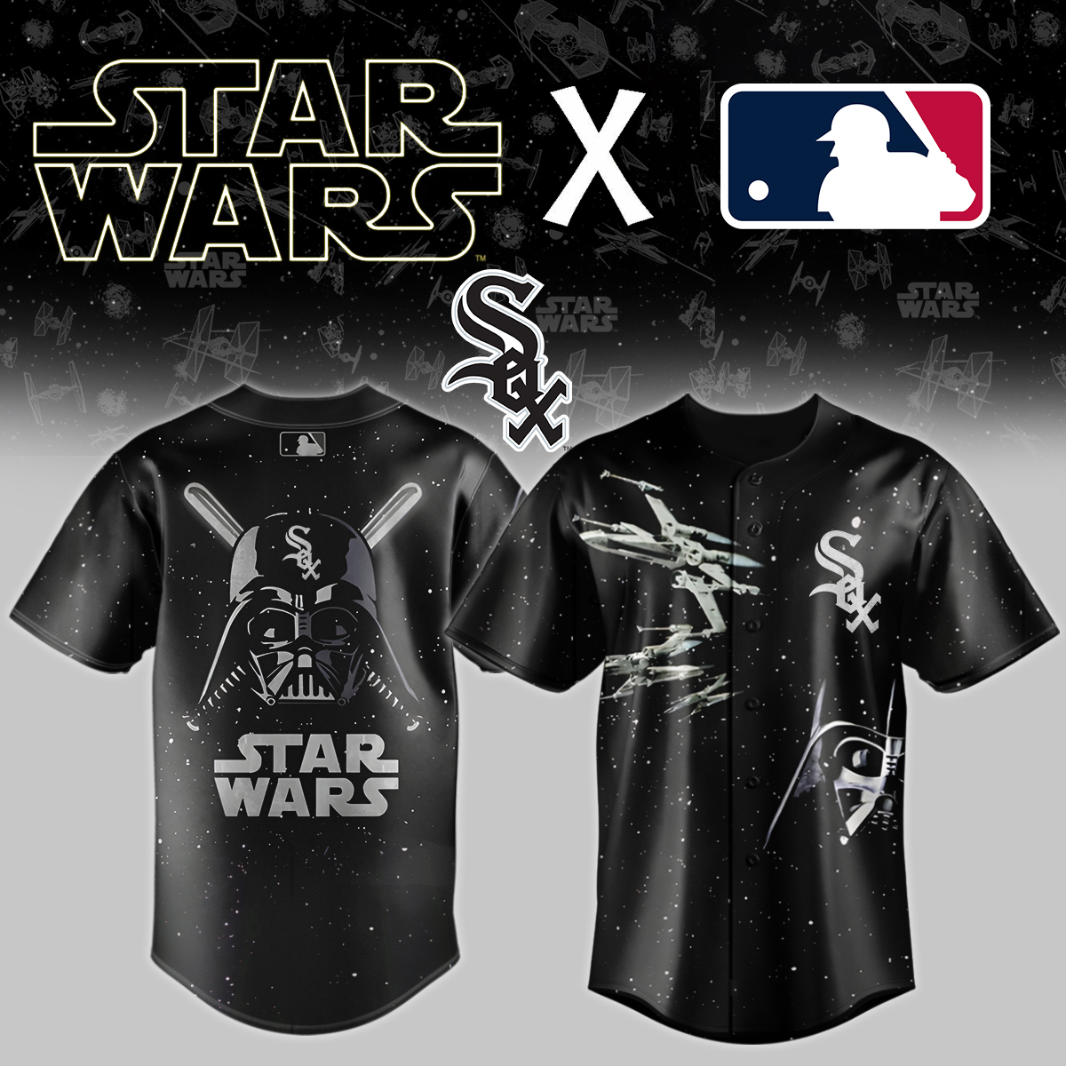 Chicago White Sox X Star Wars Baseball Jersey