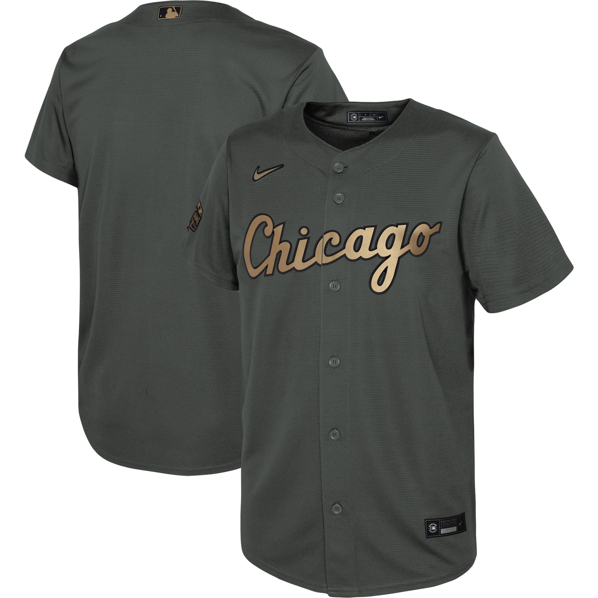 Chicago White Sox Youth 2022 Mlb All-star Game Replica Baseball Jersey - Gray