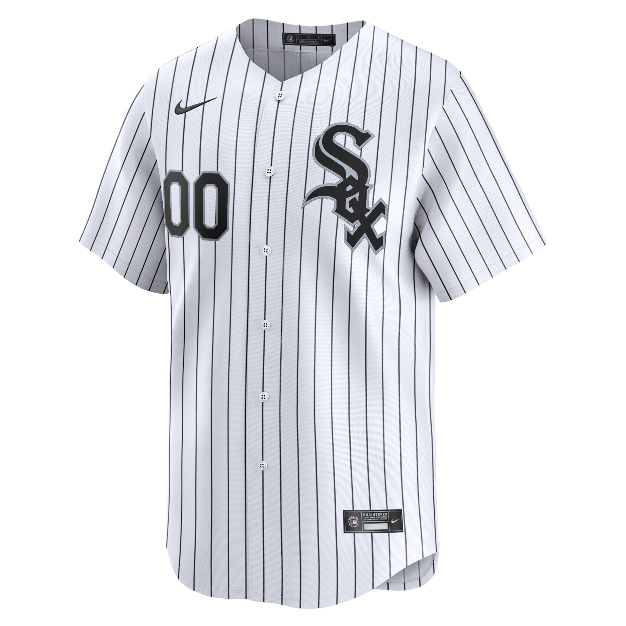 Alternative view of Chicago White Sox Youth Home Limited Custom Jersey - White