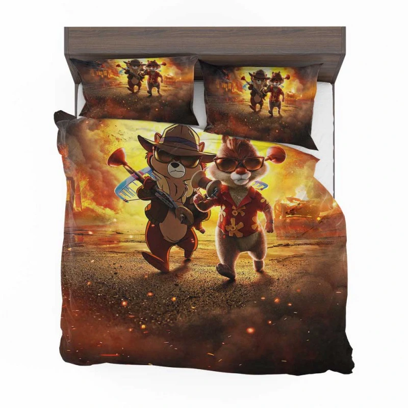 Alternative view of Chip N Dale Rescue Rangers Kids Movie Bedding Set - Custom Bedding Set