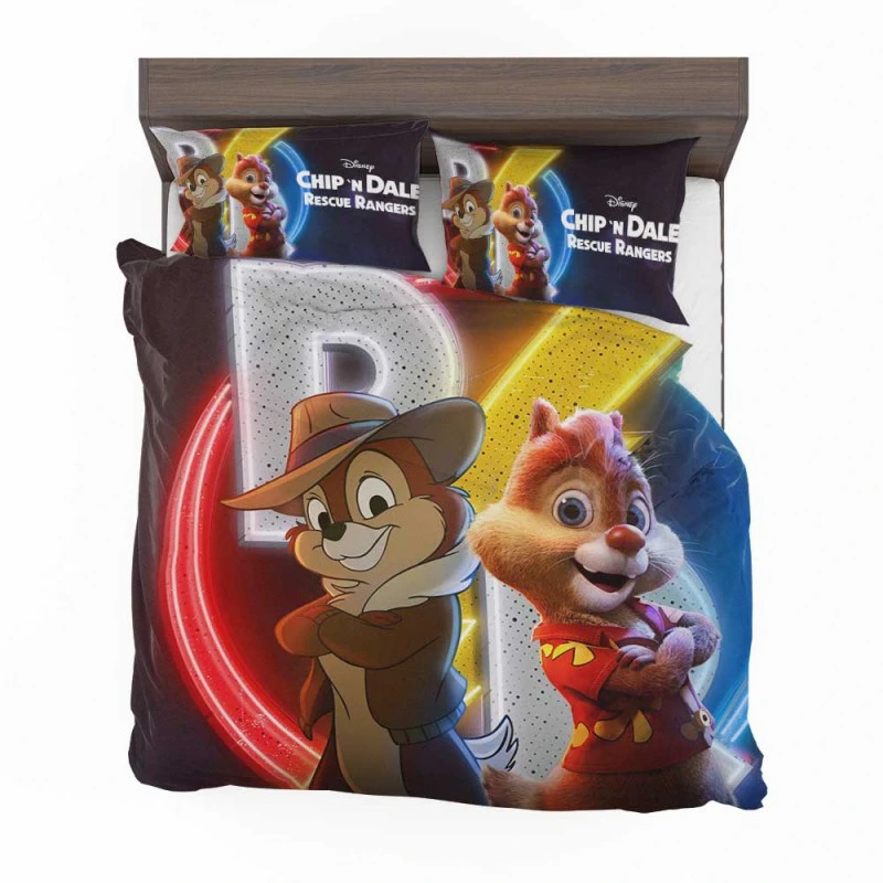Alternative view of Chip N Dale Rescue Rangers Movie Bedding Set - Custom Bedding Set