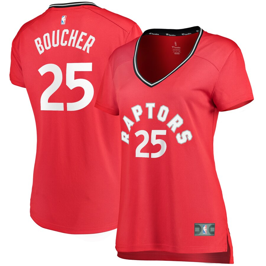 Chris Boucher Toronto Raptors Fanatics Branded Women's Fast Break Replica Player Basketball Jersey - Icon Edition - Red
