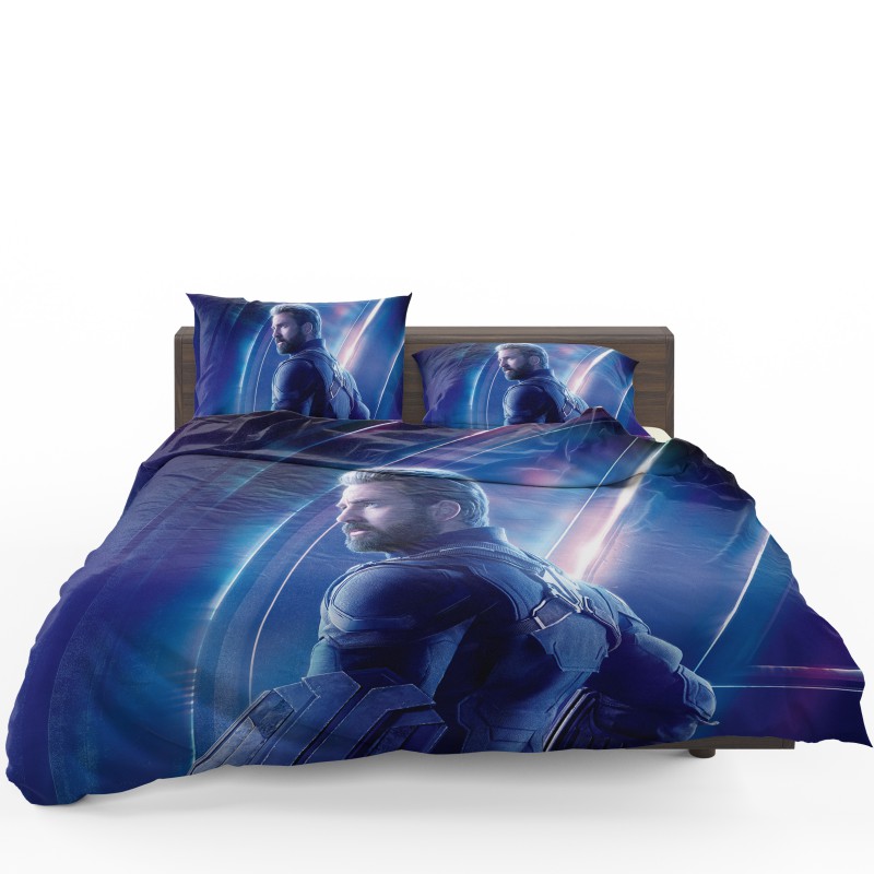 Chris Evans Steve Rogers Captain America Bedding Set - Custom Bedding Set