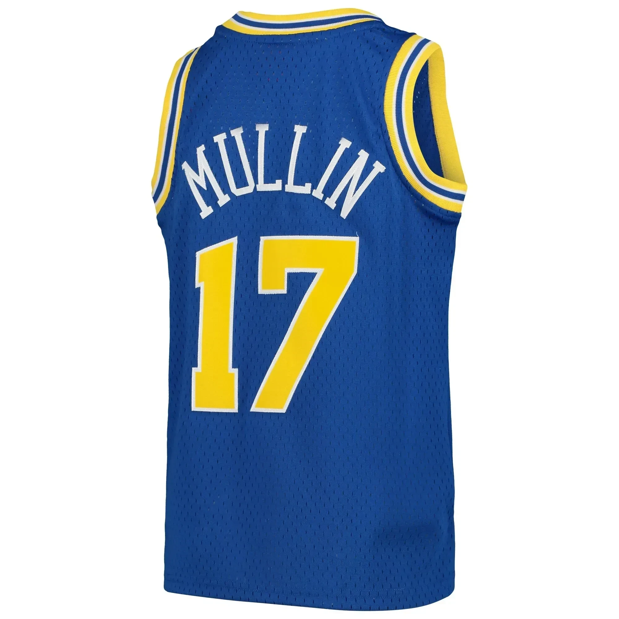 Chris Mullin Golden State Warriors Mitchell & Ness Youth 1993-94 Hardwood Classics Swingman Throwback Basketball Jersey - Royal - JS587 
