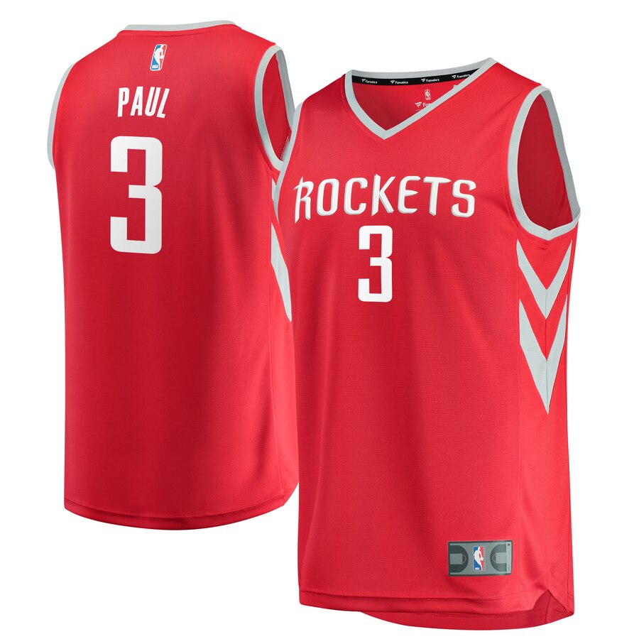 Chris Paul Houston Rockets Fanatics Branded Youth Fast Break Replica Basketball Jersey Red - Icon Edition