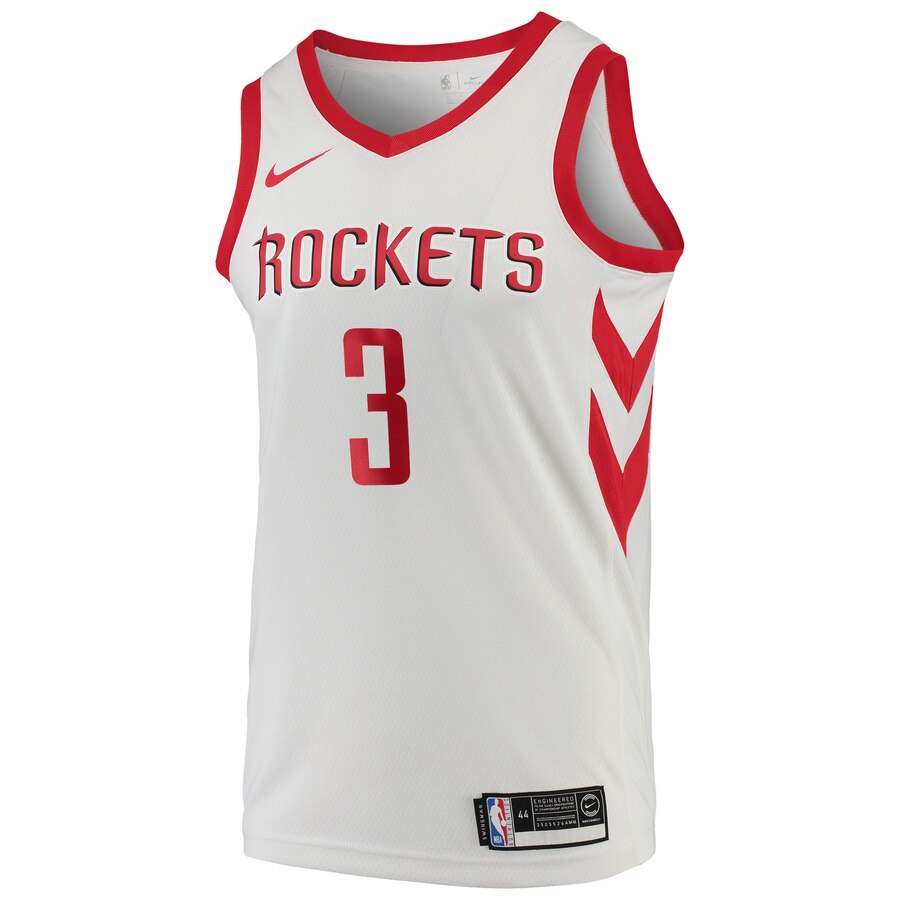 Alternative view of Chris Paul Houston Rockets Replica Swingman Basketball Jersey - Association Edition - White