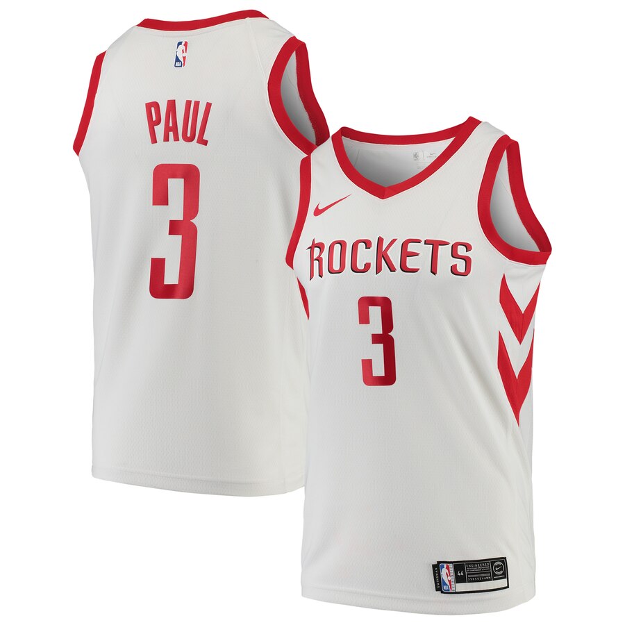 Chris Paul Houston Rockets Replica Swingman Basketball Jersey - Association Edition - White