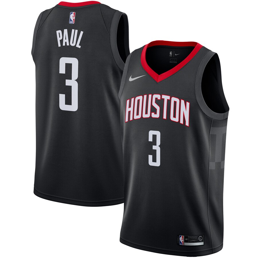 Chris Paul Houston Rockets Swingman Basketball Jersey - Statement Edition - Black