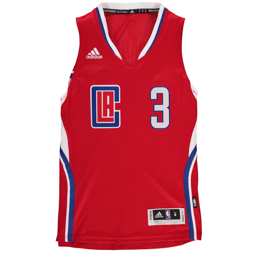 Alternative view of Chris Paul La Clippers Youth Swingman Basketball Jersey - Red