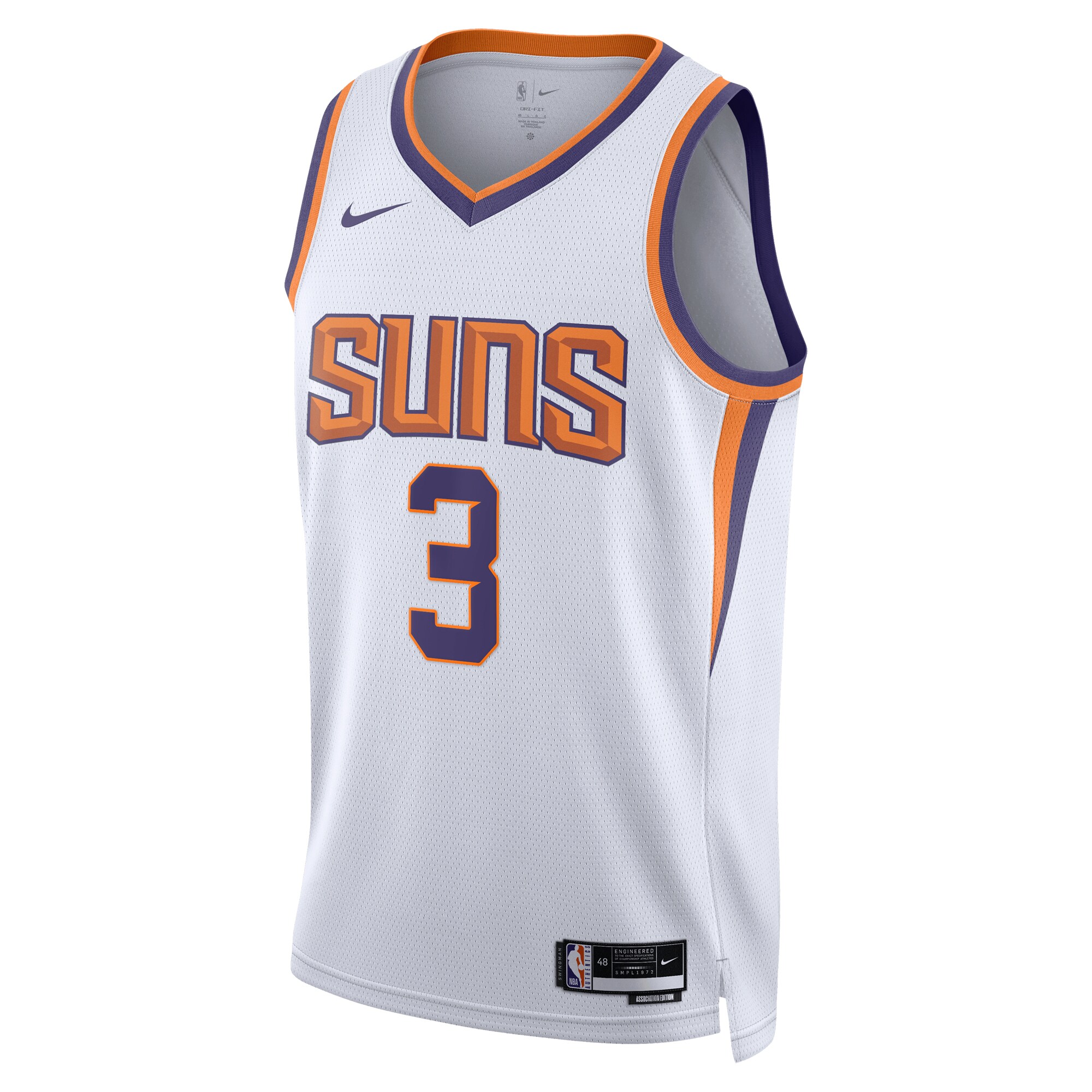 Alternative view of Chris Paul Phoenix Suns Unisex Swingman Basketball Jersey – Association Edition – White