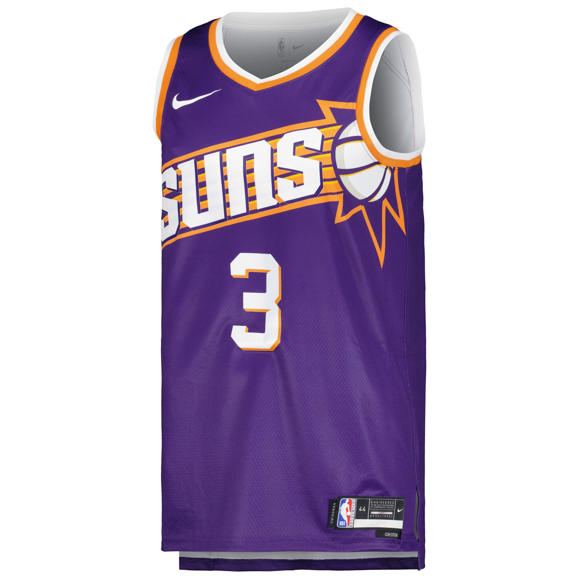 Alternative view of Chris Paul Phoenix Suns Unisex Swingman Basketball Jersey – Icon Edition – Purple