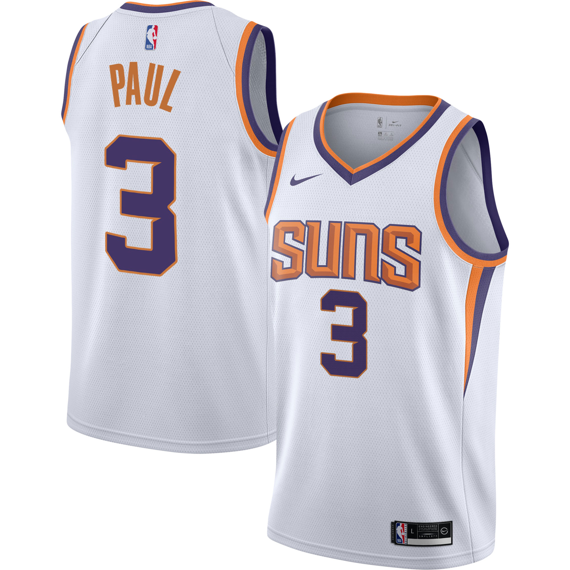 Chris Paul Phoenix Suns Youth Swingman Basketball Jersey - Icon Edition - Purple