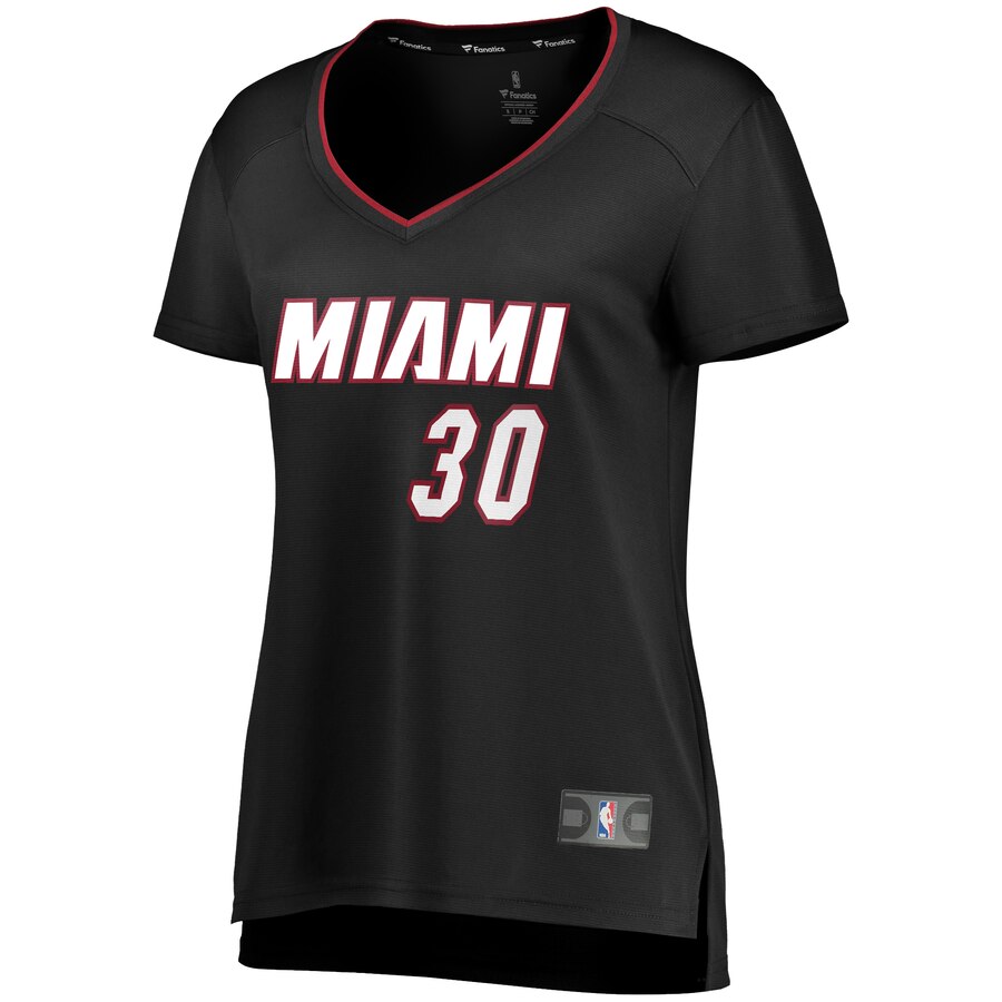 Alternative view of Chris Silva Miami Heat Fanatics Branded Women's Fast Break Replica Player Basketball Jersey - Icon Edition - Black