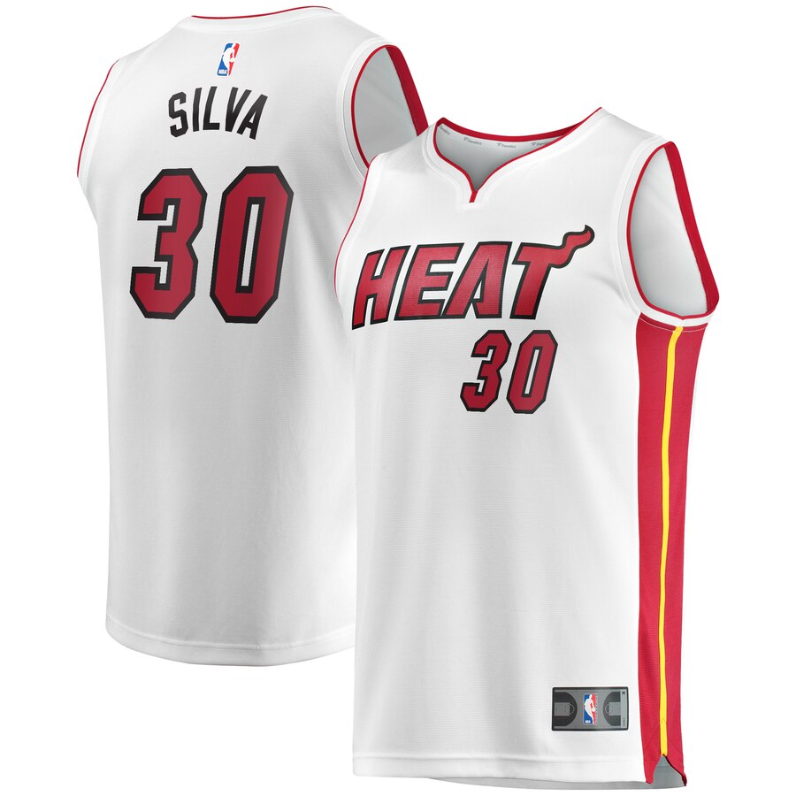 Chris Silva Miami Heat Fanatics Branded Youth Fast Break Replica Player Basketball Jersey White - Association Edition