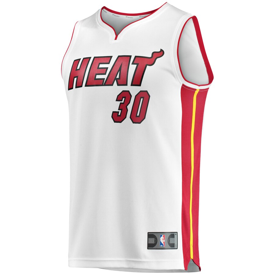Alternative view of Chris Silva Miami Heat Fanatics Branded Youth Fast Break Replica Player Basketball Jersey White - Association Edition
