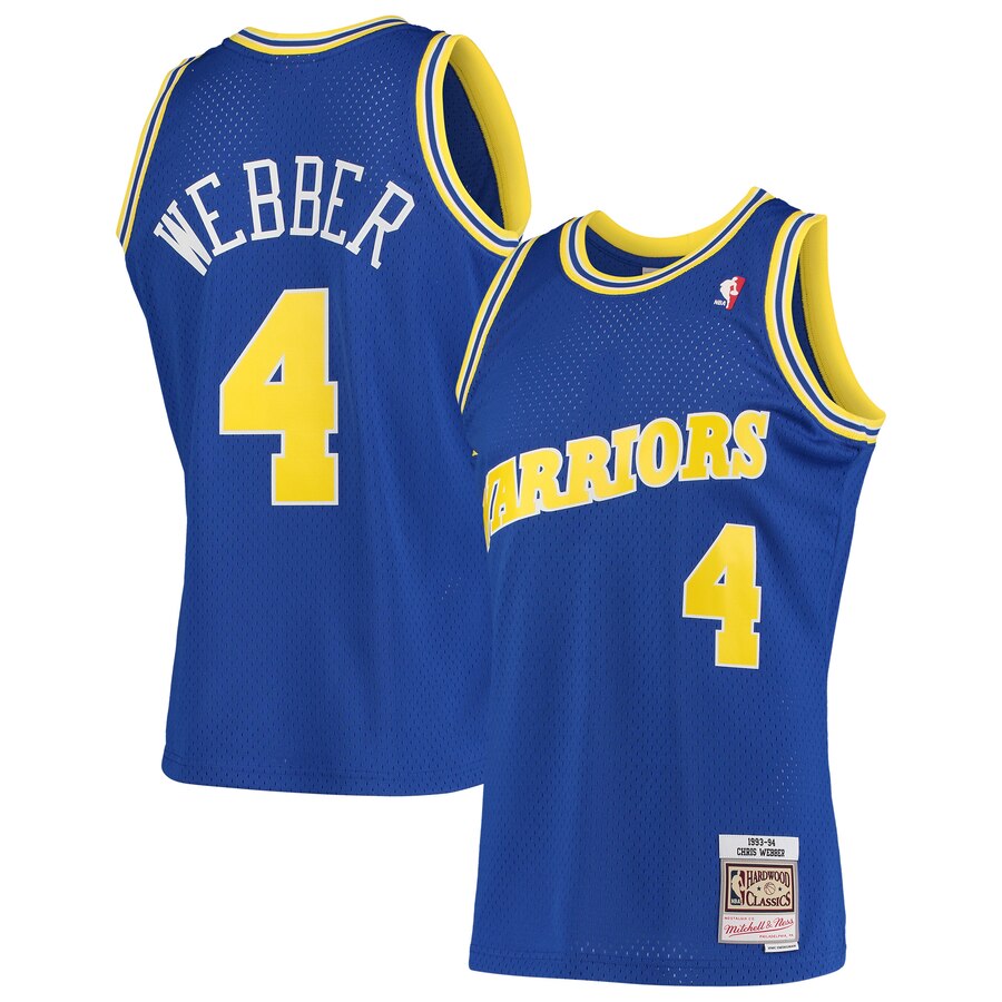 Chris Webber Golden State Warriors Mitchell & Ness Hardwood Classics 1993-94 Swingman Basketball Jersey – Royal – Jsfangear Basketball Jersey Store