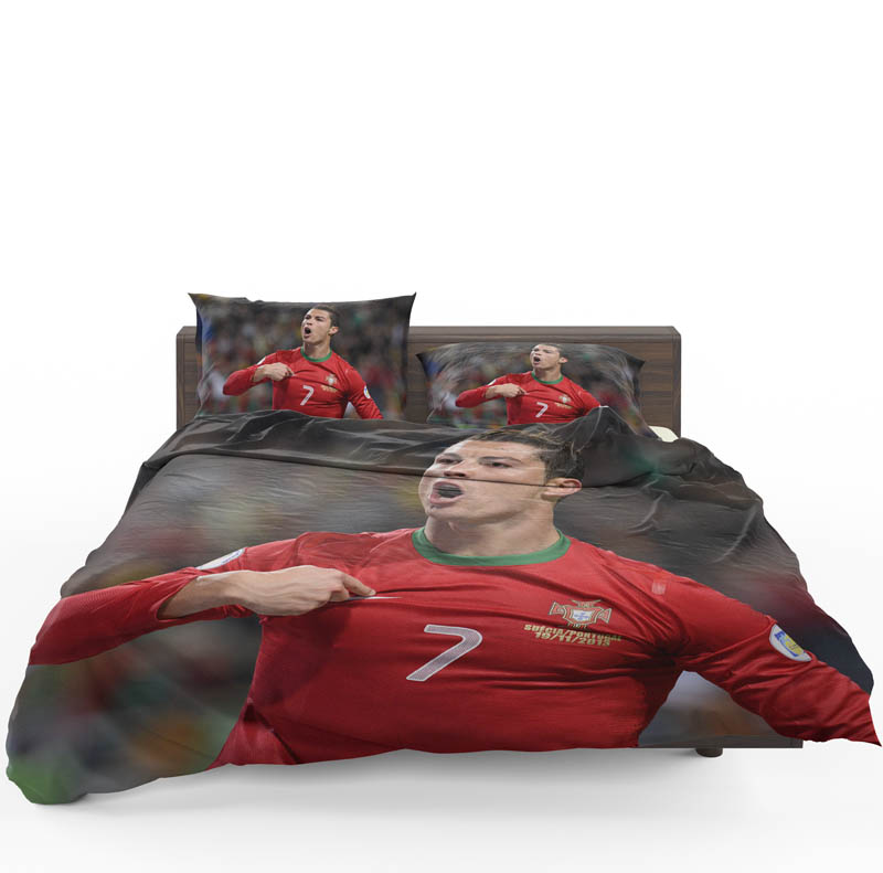 Alternative view of Christiano Ronaldo Bedding Set 3 - Custom Bedding Set