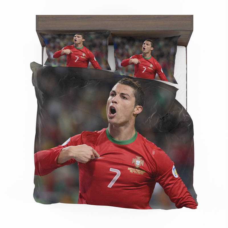 Christiano Ronaldo Bedding Set 3 - Custom Bedding Set