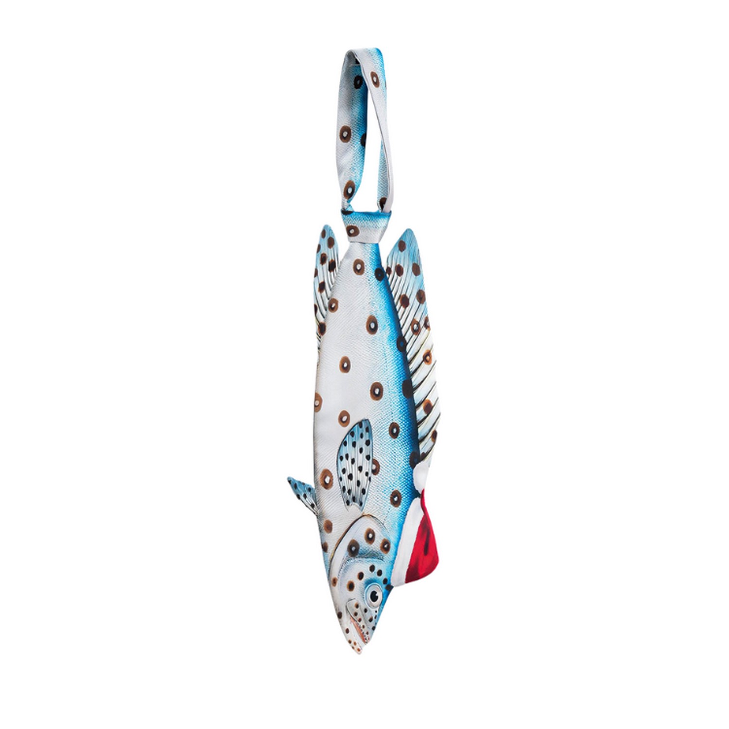 Alternative view of Christmas Blue Grouper Novelty Tie - Fish-Shaped Tie  - Holiday Gift - Tie Accessories