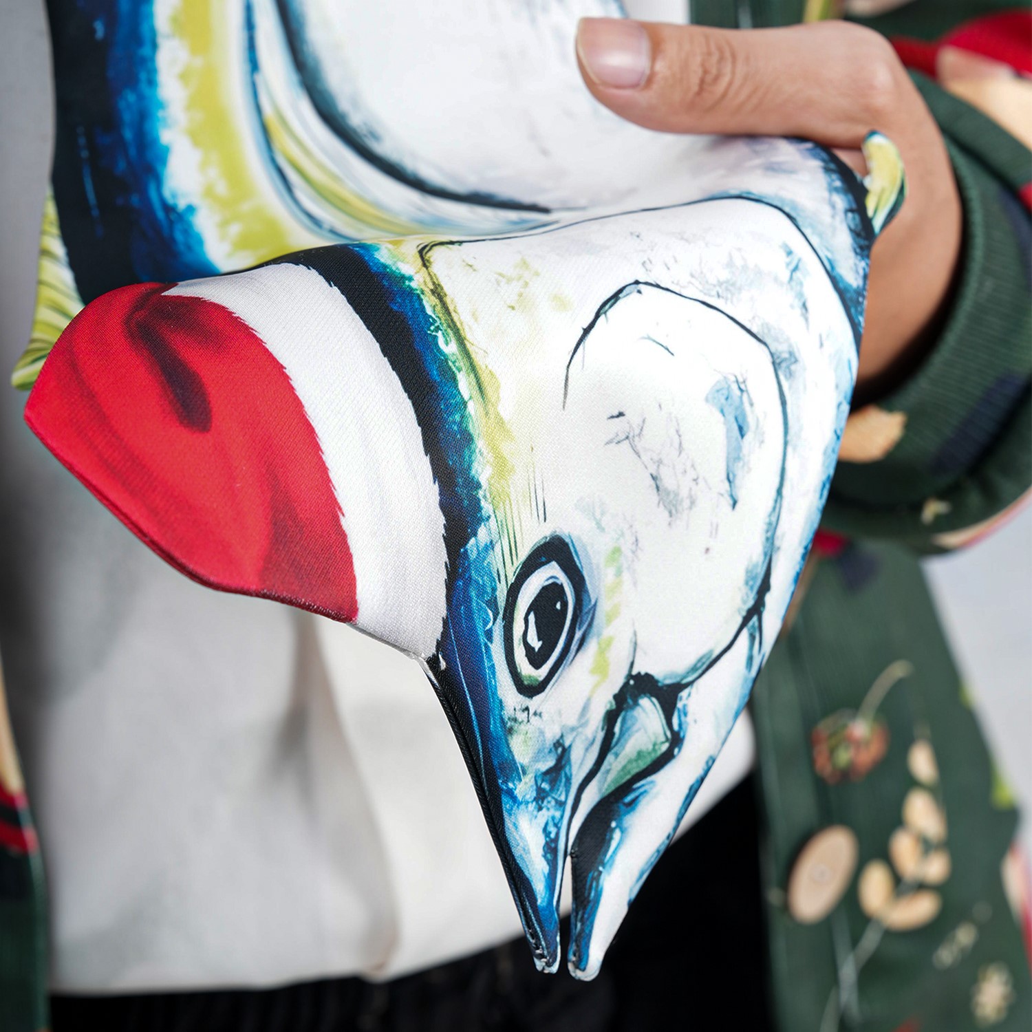 Christmas Novelty Tuna Tie - Animals Fish Shape in Taffeta Silk - Funny Holiday Gift for Men - Image 3