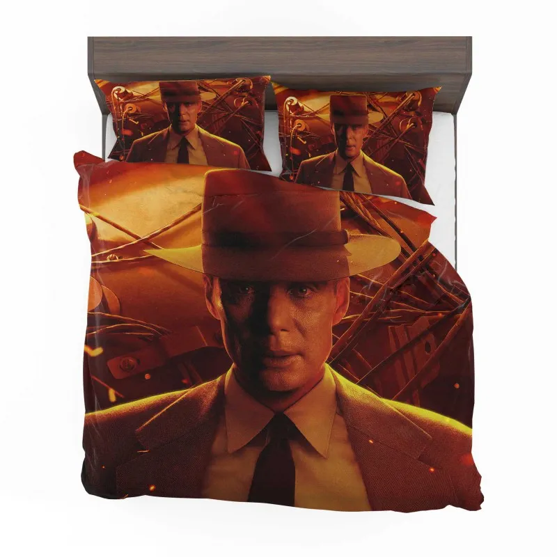 Alternative view of Cillian Murphy Oppenheimers Conundrum Bedding Set - Custom Bedding Set