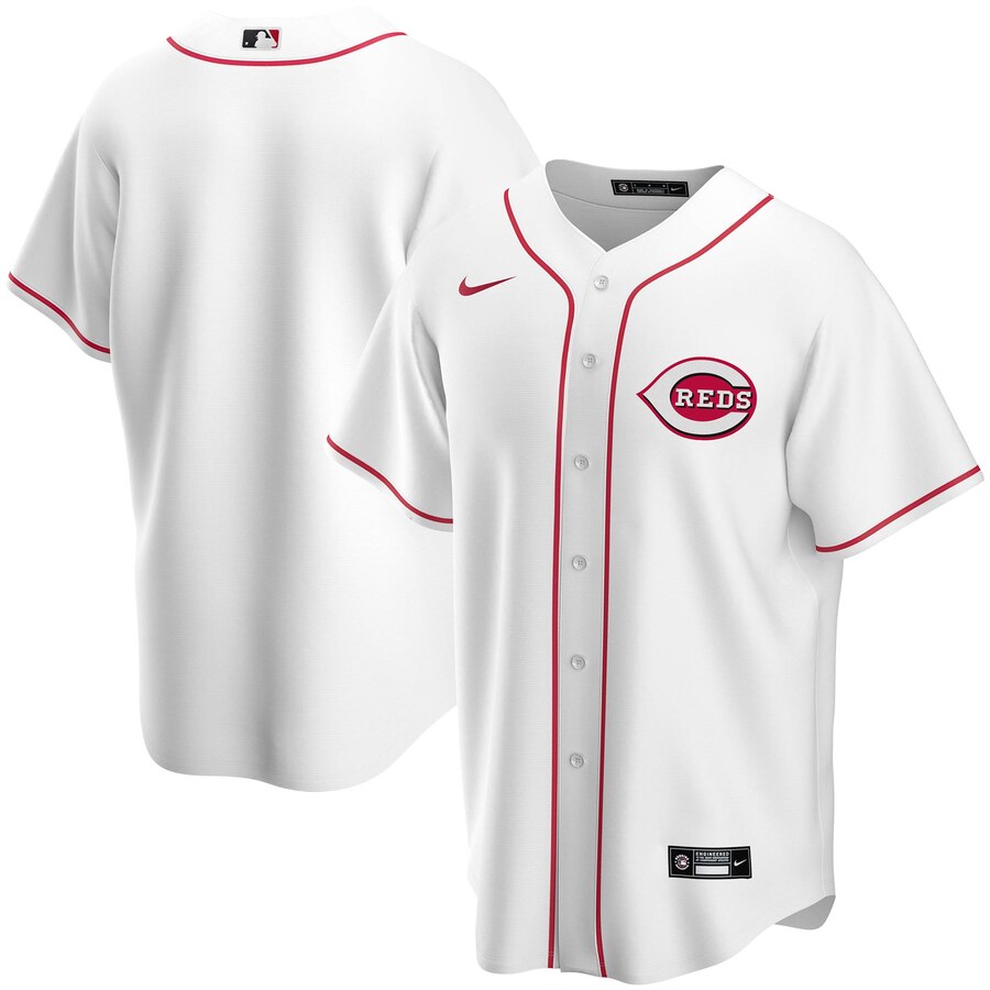 Cincinnati Reds Home 2020 Replica Team Baseball Jersey ÃƒÂ¢Ã¢â€šÂ¬Ã¢â‚¬Å“ White