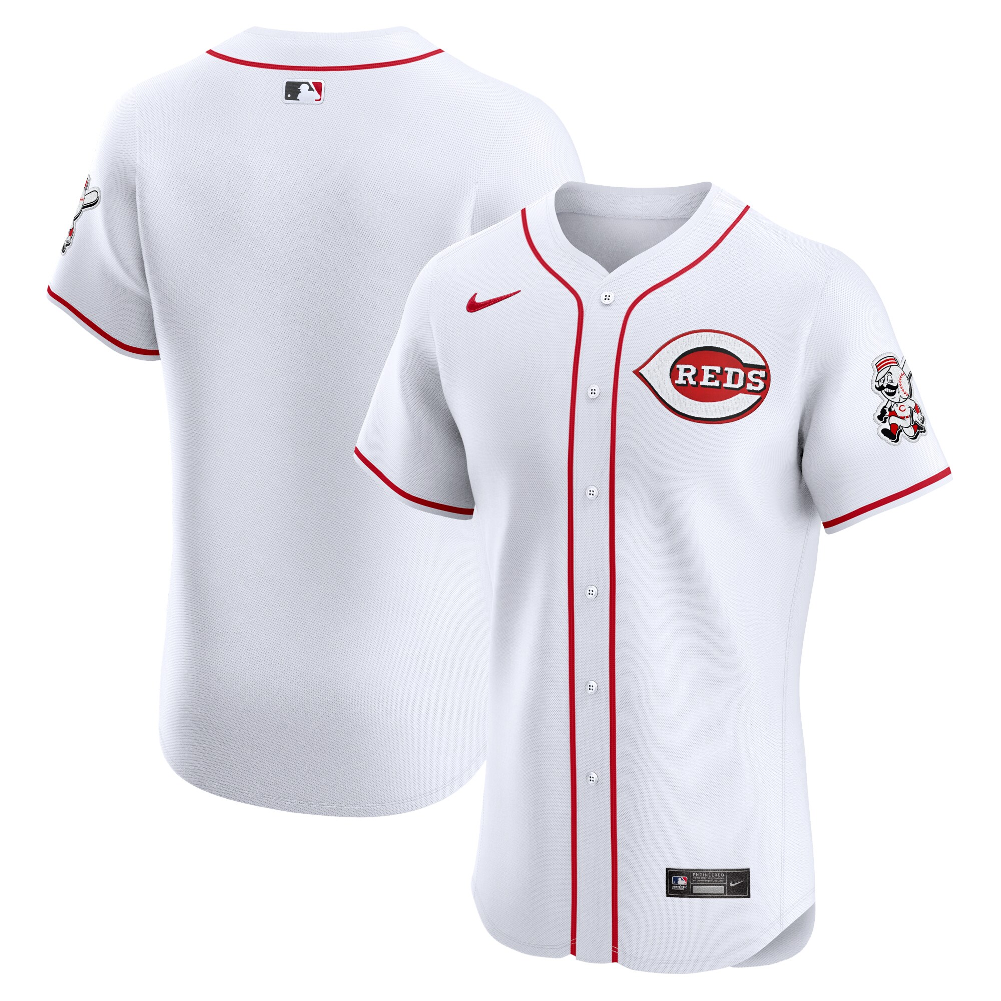 Cincinnati Reds Home Elite Baseball Jersey - White