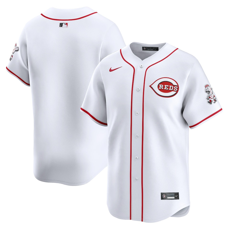Cincinnati Reds Home Limited Men Baseball Jersey - White