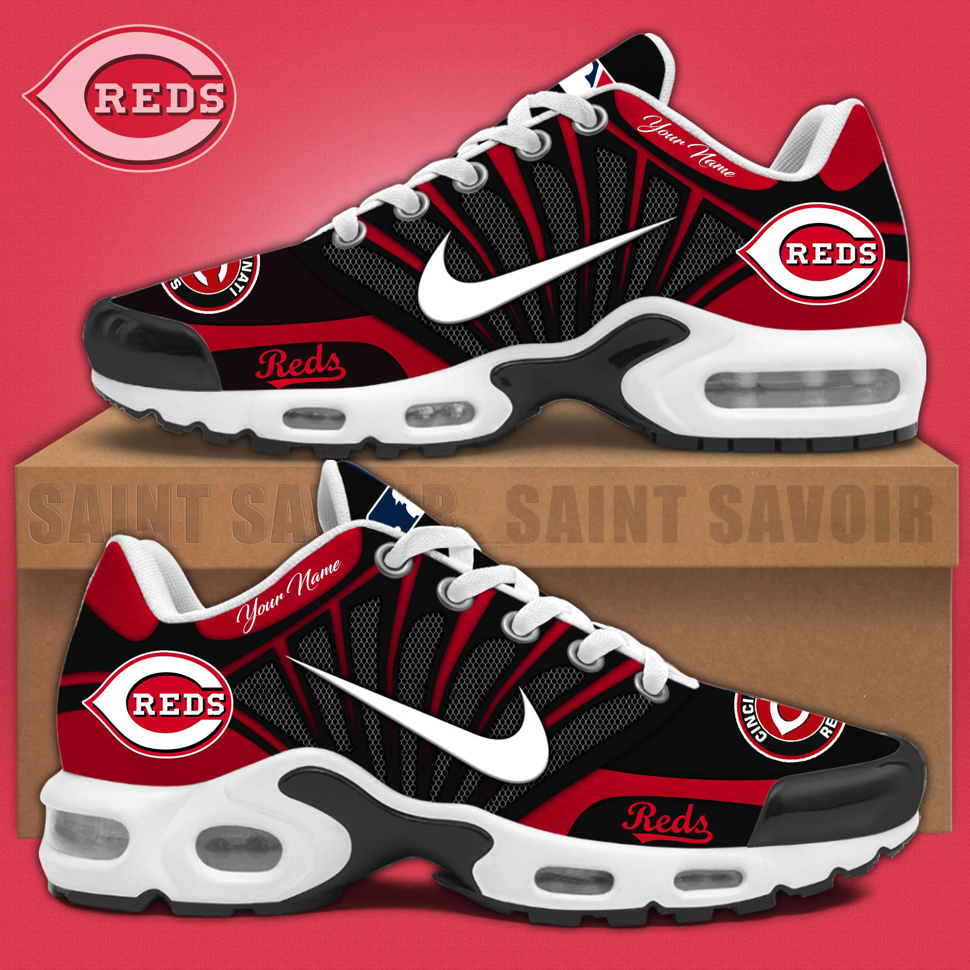 Cincinnati Reds Mlb Air Max Plus Shoes