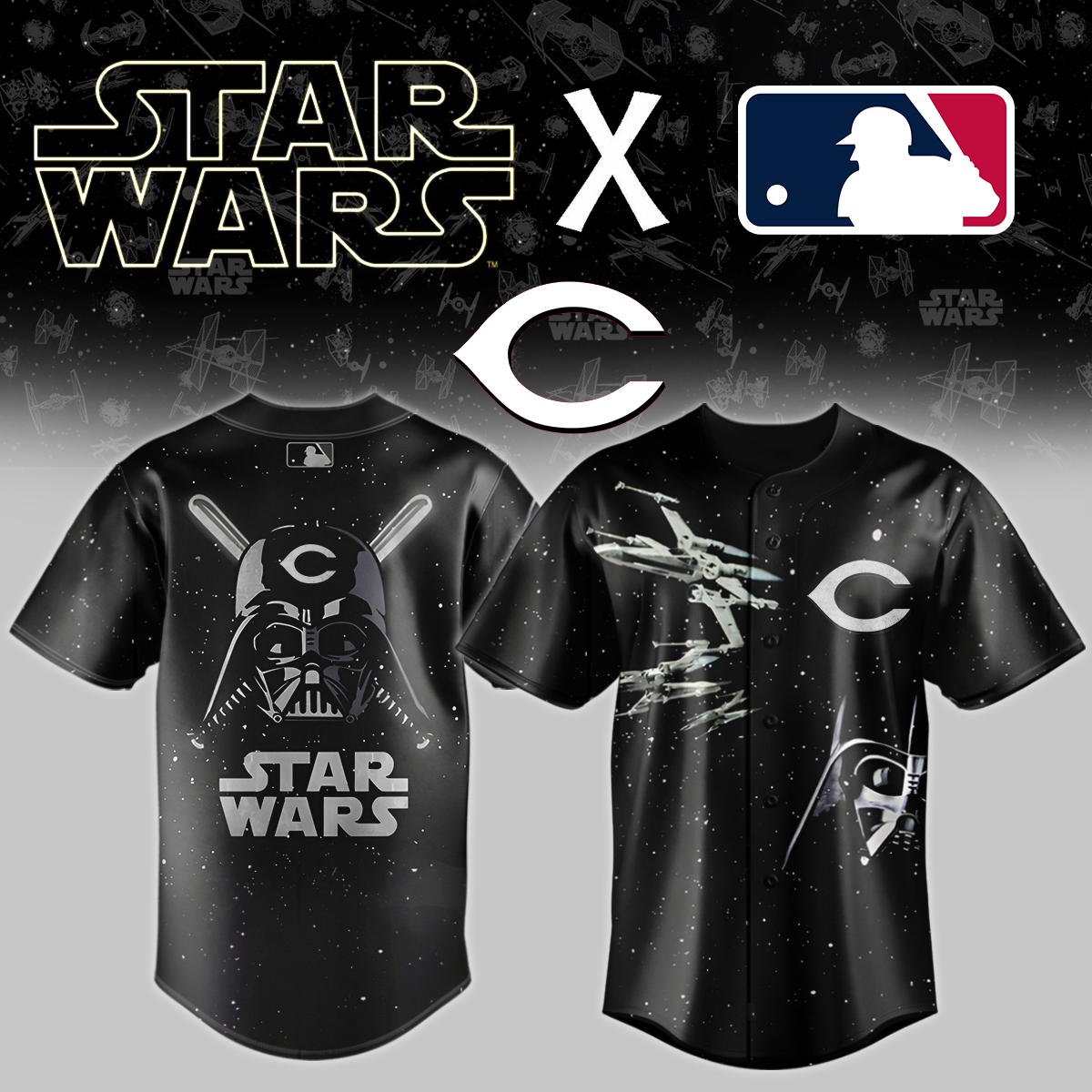 Cincinnati Reds X Star Wars Baseball Jersey