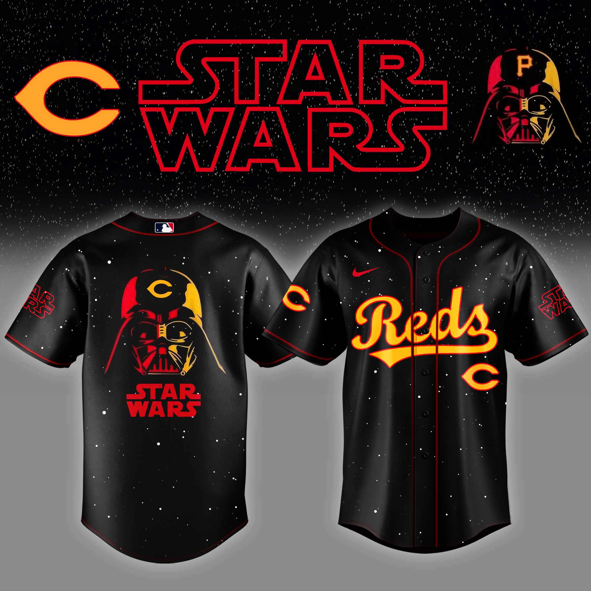 Cincinnati Reds X Star Wars Night Baseball Jersey