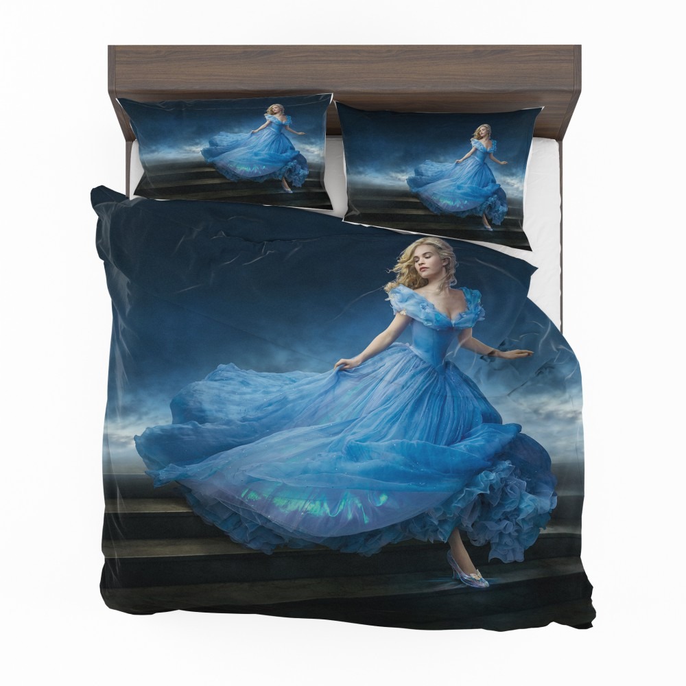 Alternative view of Cinderella Movie Lily James Bedding Set - Custom Bedding Set