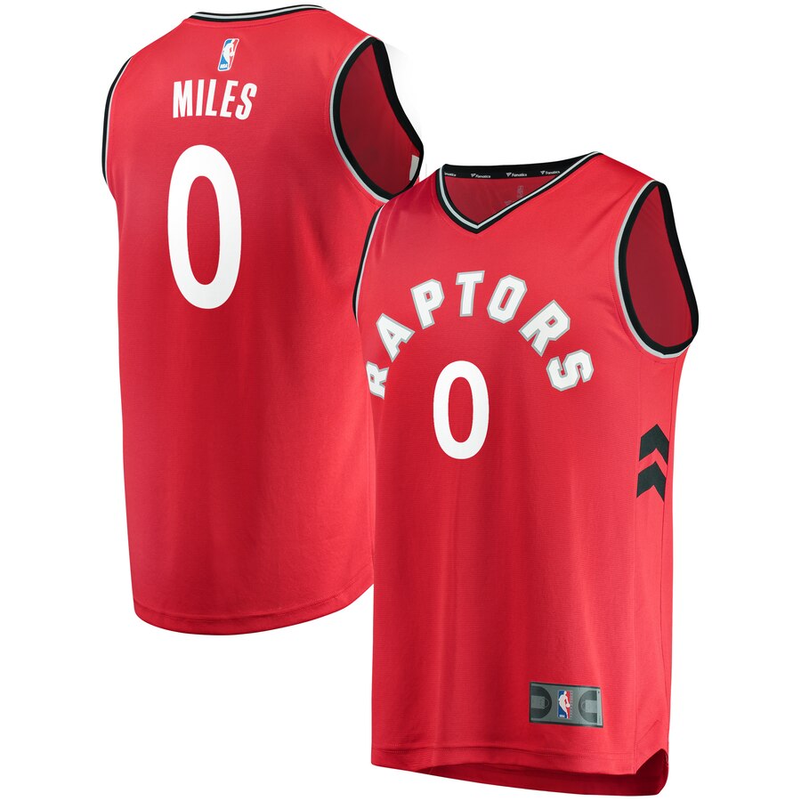 Cj Miles Toronto Raptors Fanatics Branded Fast Break Player Basketball Jersey Red - Icon Edition