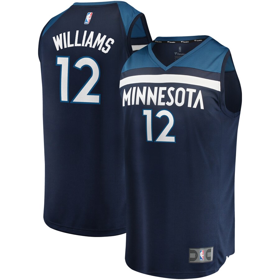 C.j. Williams Minnesota Timberwolves Fanatics Branded Fast Break Replica Basketball Jersey - Icon Edition - Blue