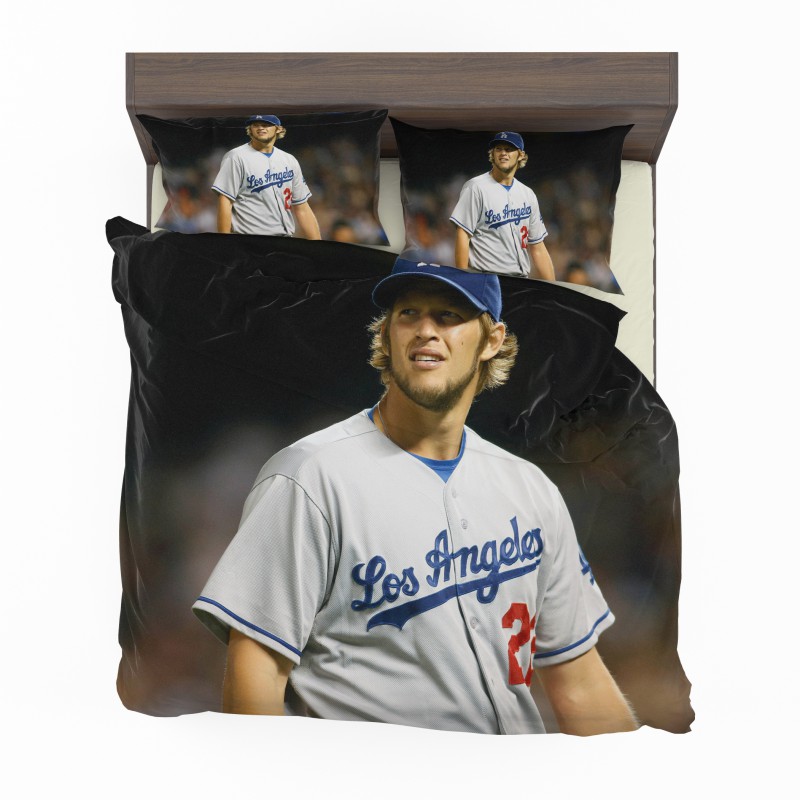 Clayton Kershaw Baseball Pitcher Los Angeles Dodgers Bedding Set - Custom Bedding Set