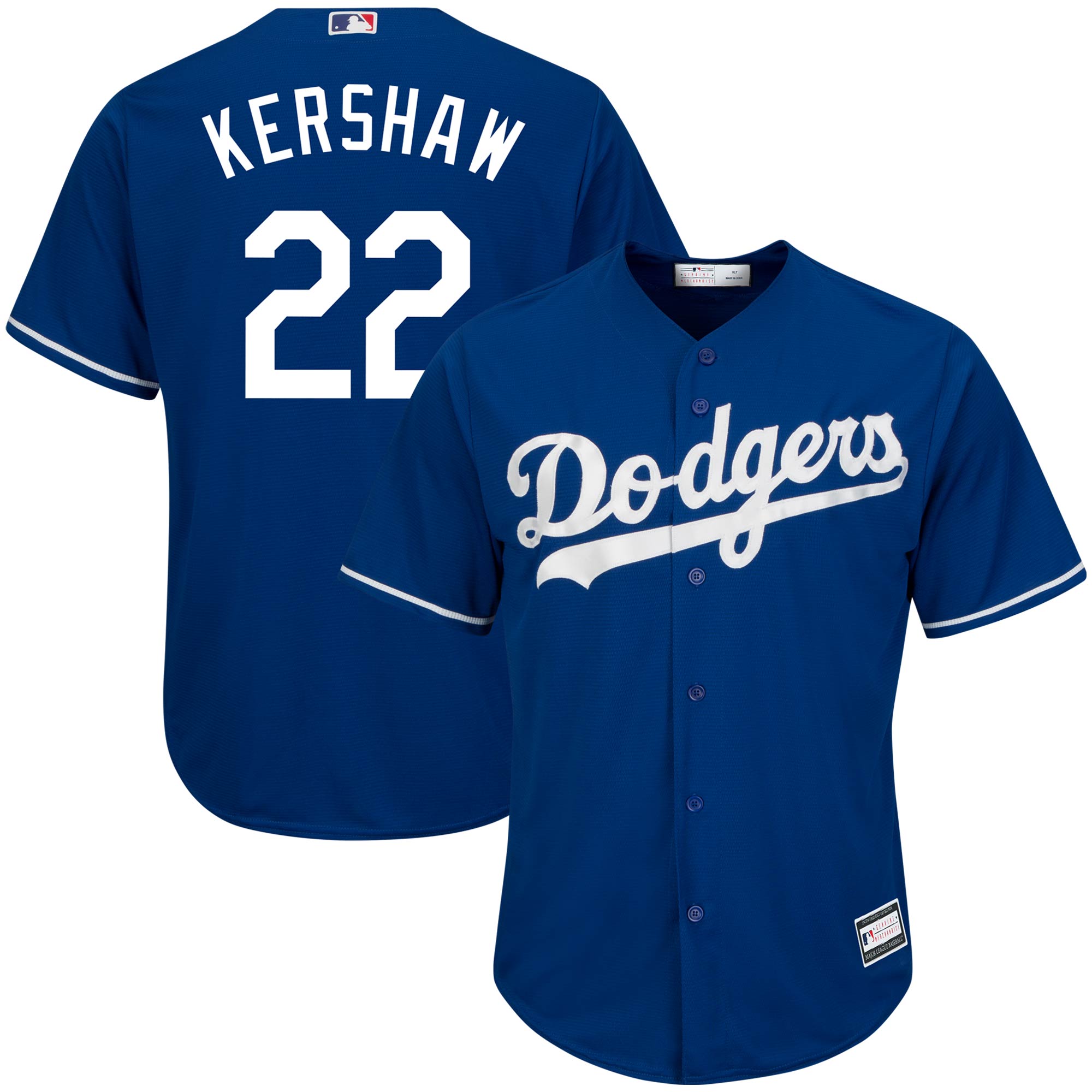 Clayton Kershaw Los Angeles Dodgers Big & Tall Replica Player Baseball Jersey – Royal