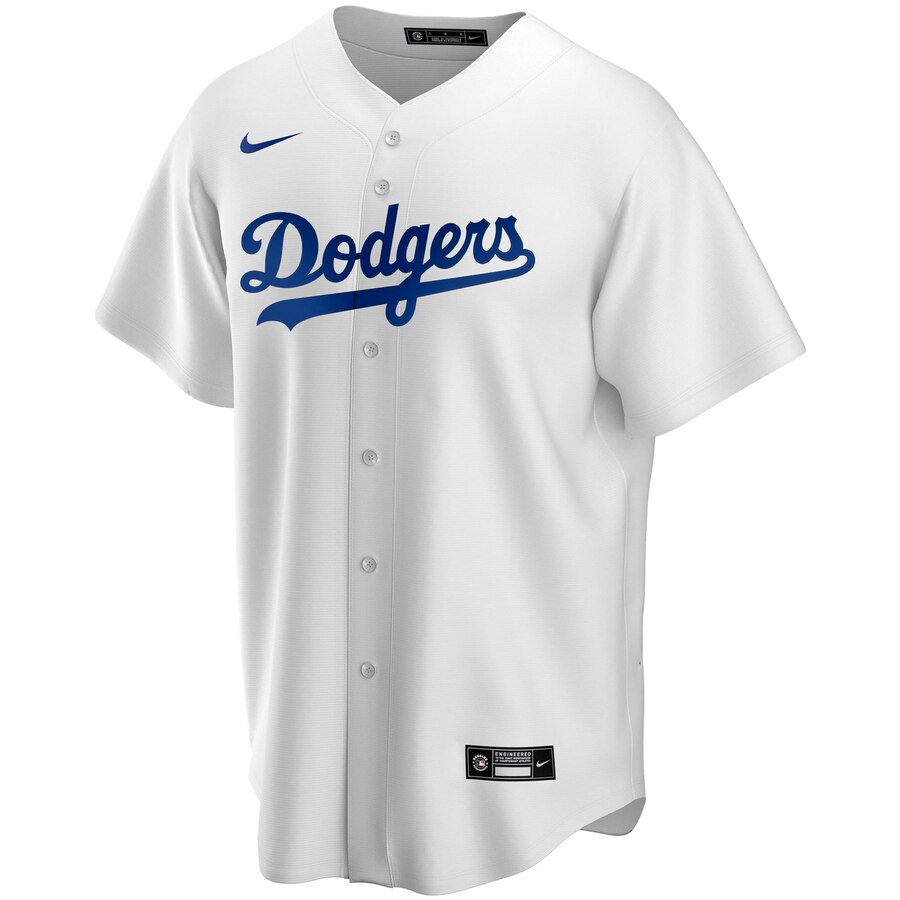 Alternative view of Clayton Kershaw Los Angeles Dodgers Home 2020 Replica Player Baseball Jersey ÃƒÂ¢Ã¢â€šÂ¬Ã¢â‚¬Å“ White