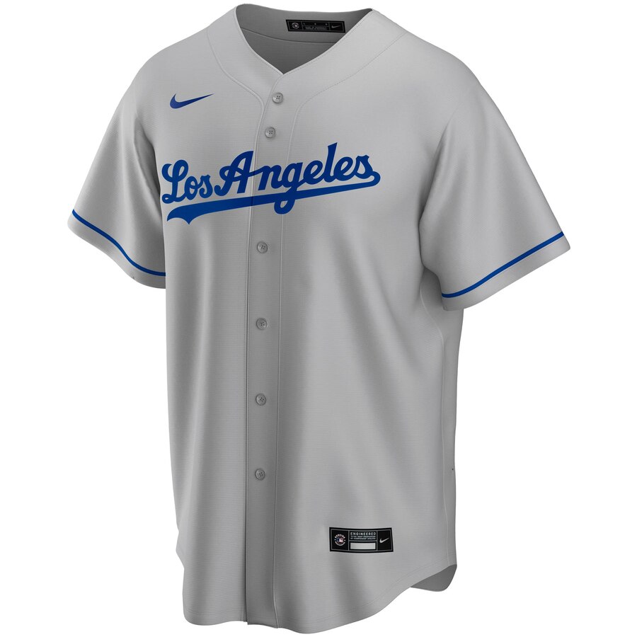Alternative view of Clayton Kershaw Los Angeles Dodgers Road 2020 Replica Player Baseball Jersey ÃƒÂ¢Ã¢â€šÂ¬Ã¢â‚¬Å“ Gray