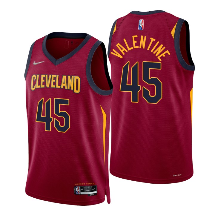 Cleveland Cavaliers Denzel Valentine 75th Anniversary Diamond Basketball Jersey Icon