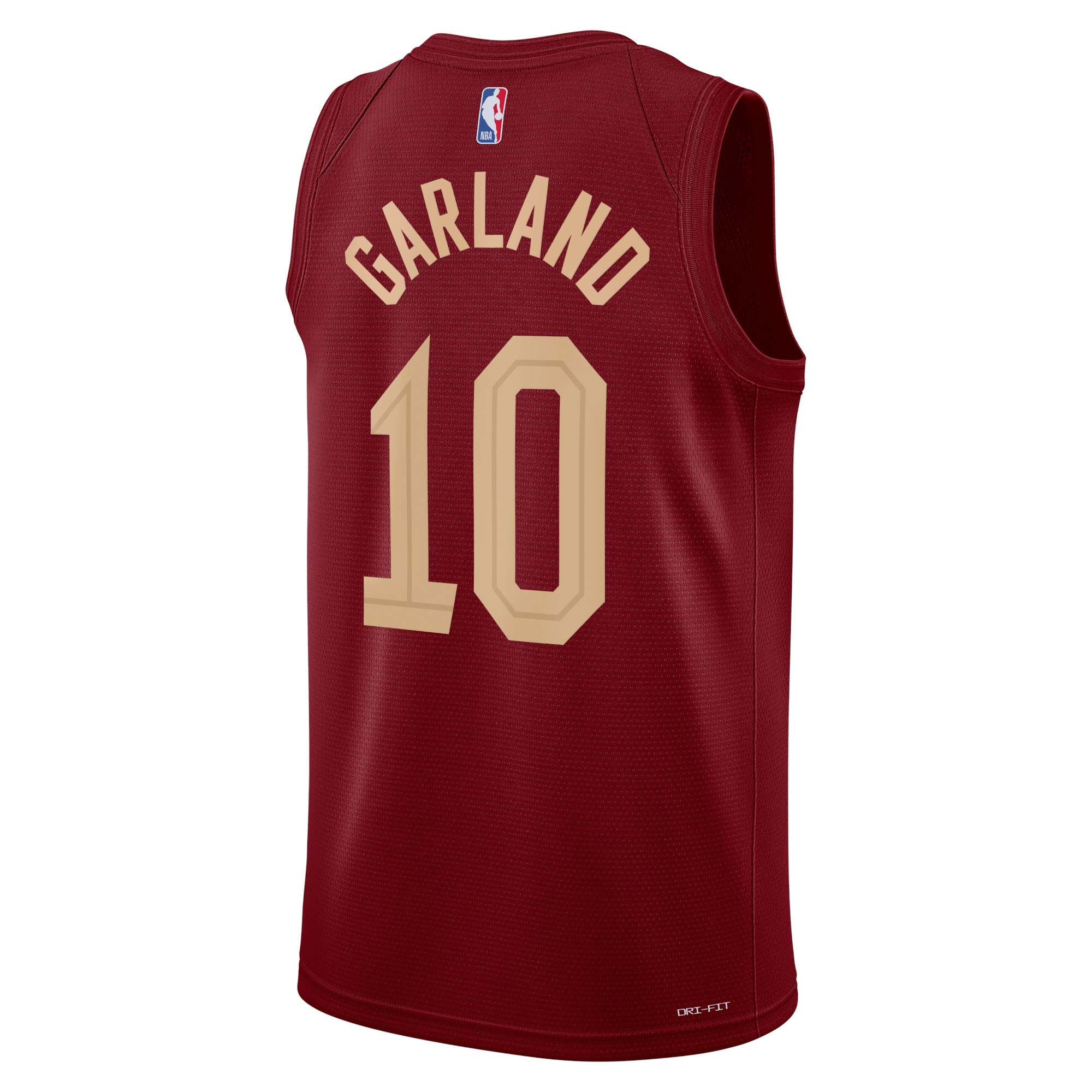 Alternative view of Cleveland Cavaliers Icon Edition Swingman Basketball Jersey - Maroon - Darius Garland - Unisex - JS460