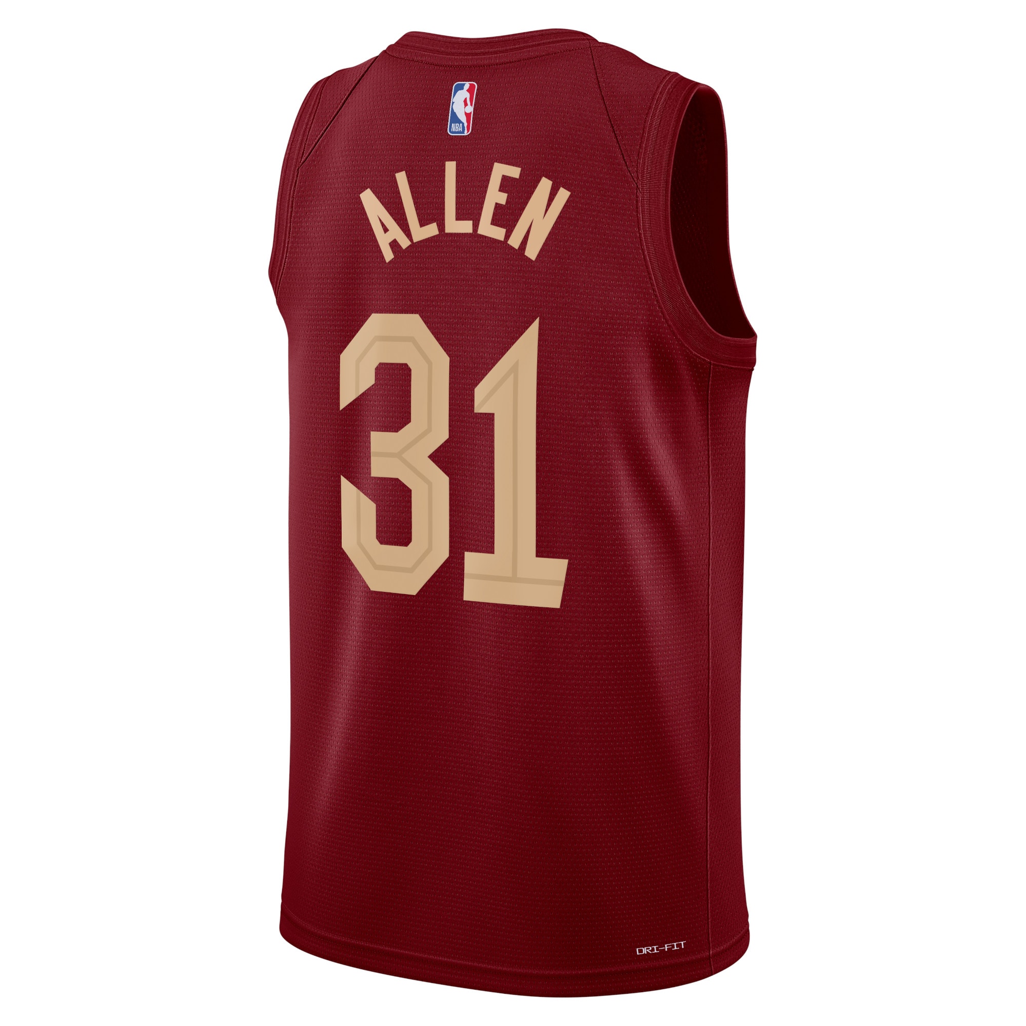 Alternative view of Cleveland Cavaliers Icon Edition Swingman Basketball Jersey - Maroon - Jarrett Allen - Unisex - JS205