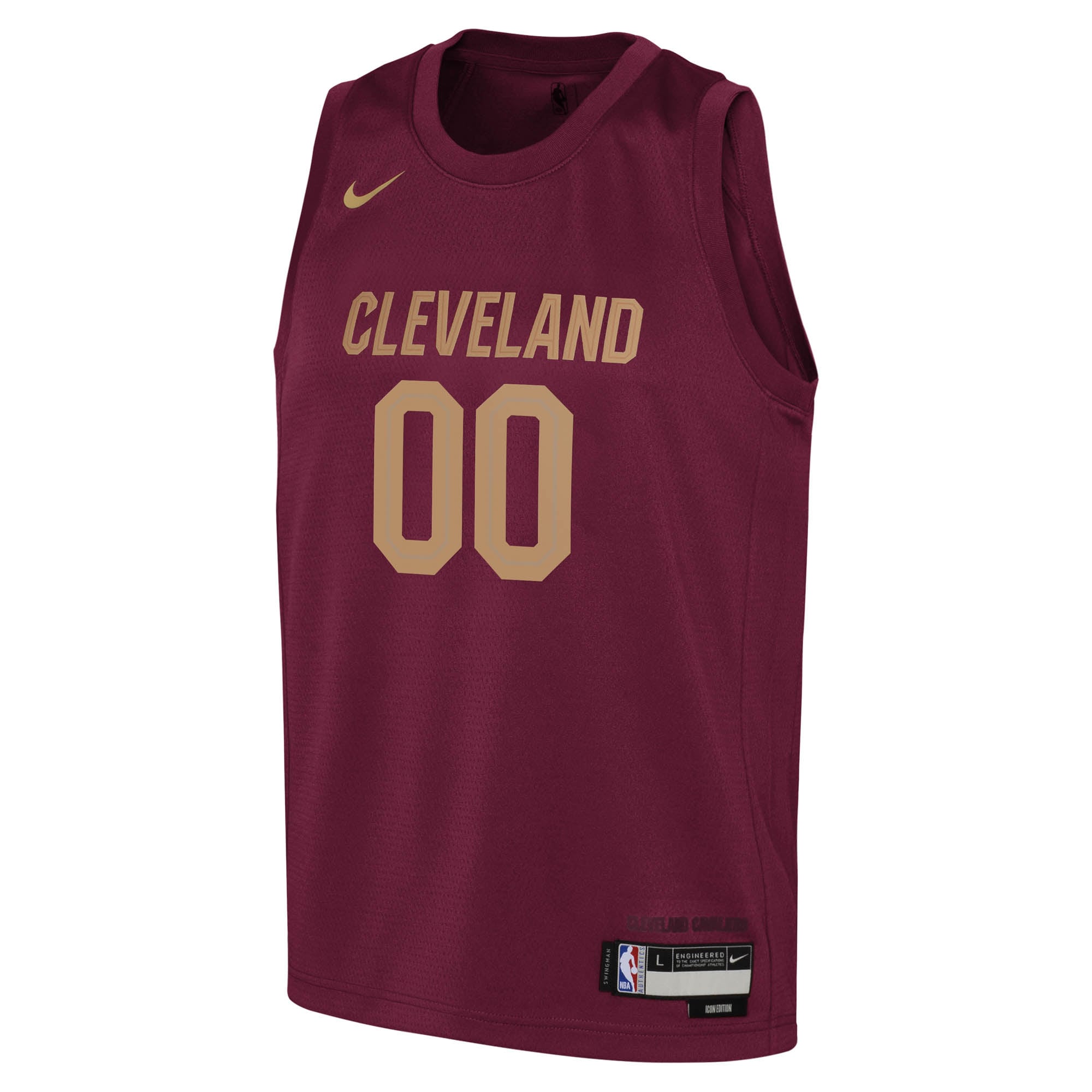 Alternative view of Cleveland Cavaliers Icon Swingman Basketball Jersey - Custom - Youth - JS260