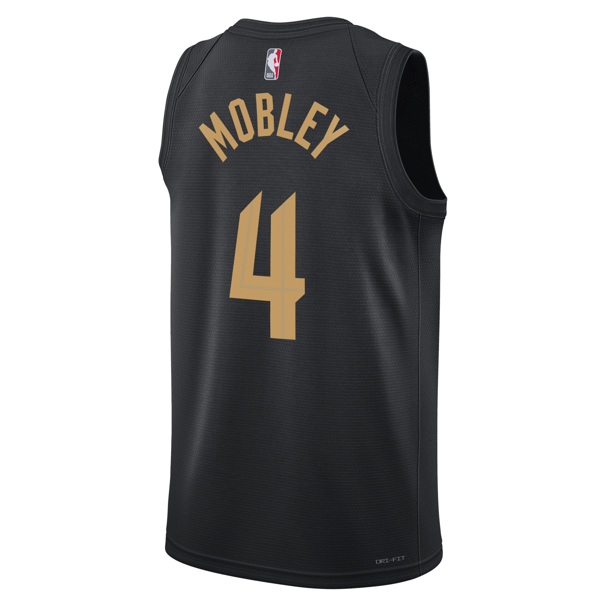 Alternative view of Cleveland Cavaliers Jordan Statement Edition Swingman Basketball Jersey - Black - Evan Mobley - Unisex - JS320