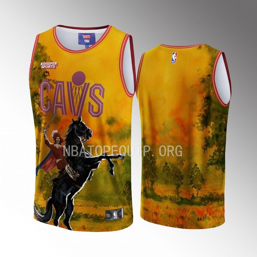 Cleveland Cavaliers NBA & KidSuper Studios Unisex Hometown Basketball Jersey - JS424