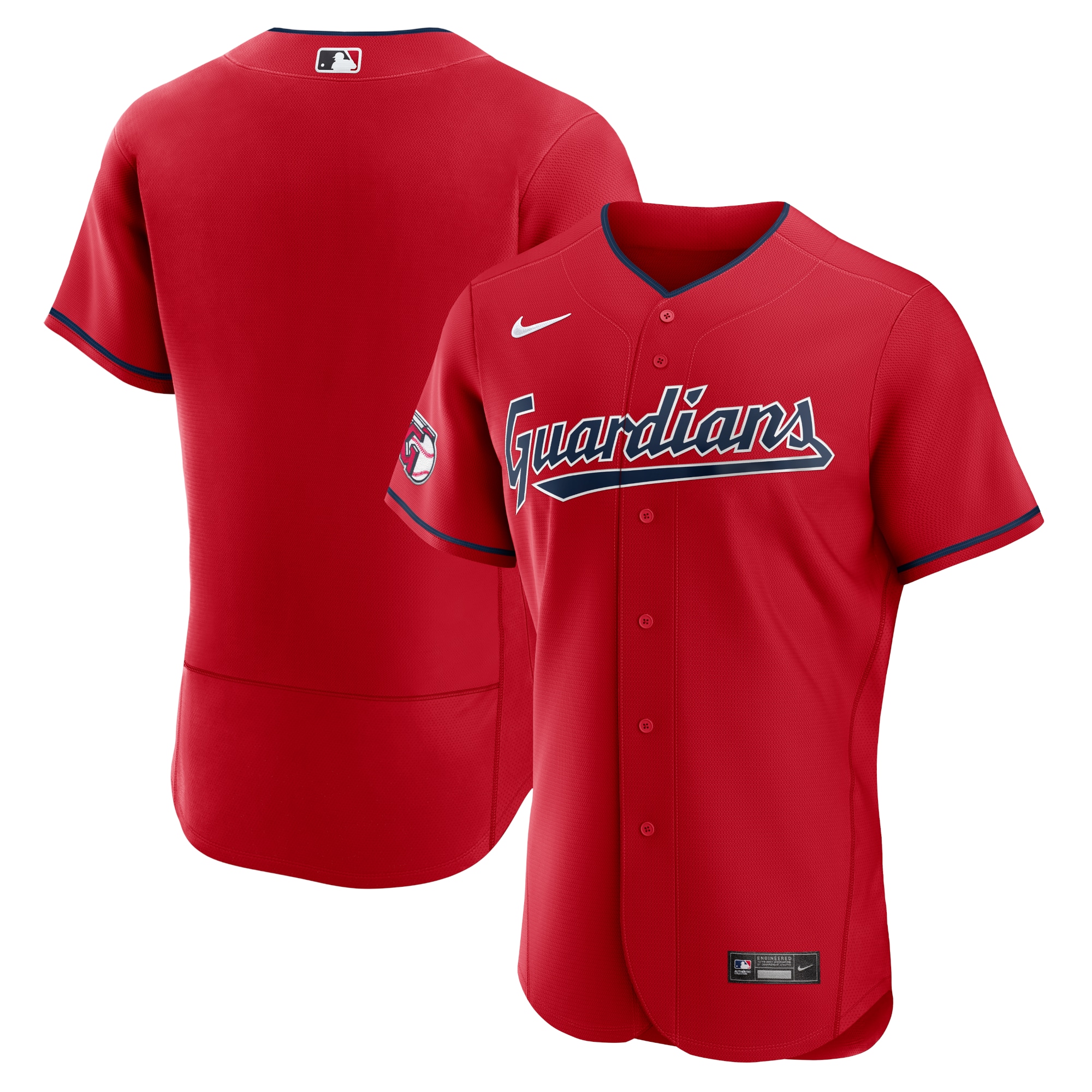 Cleveland Guardians Alternate Authentic Team Jersey - Red