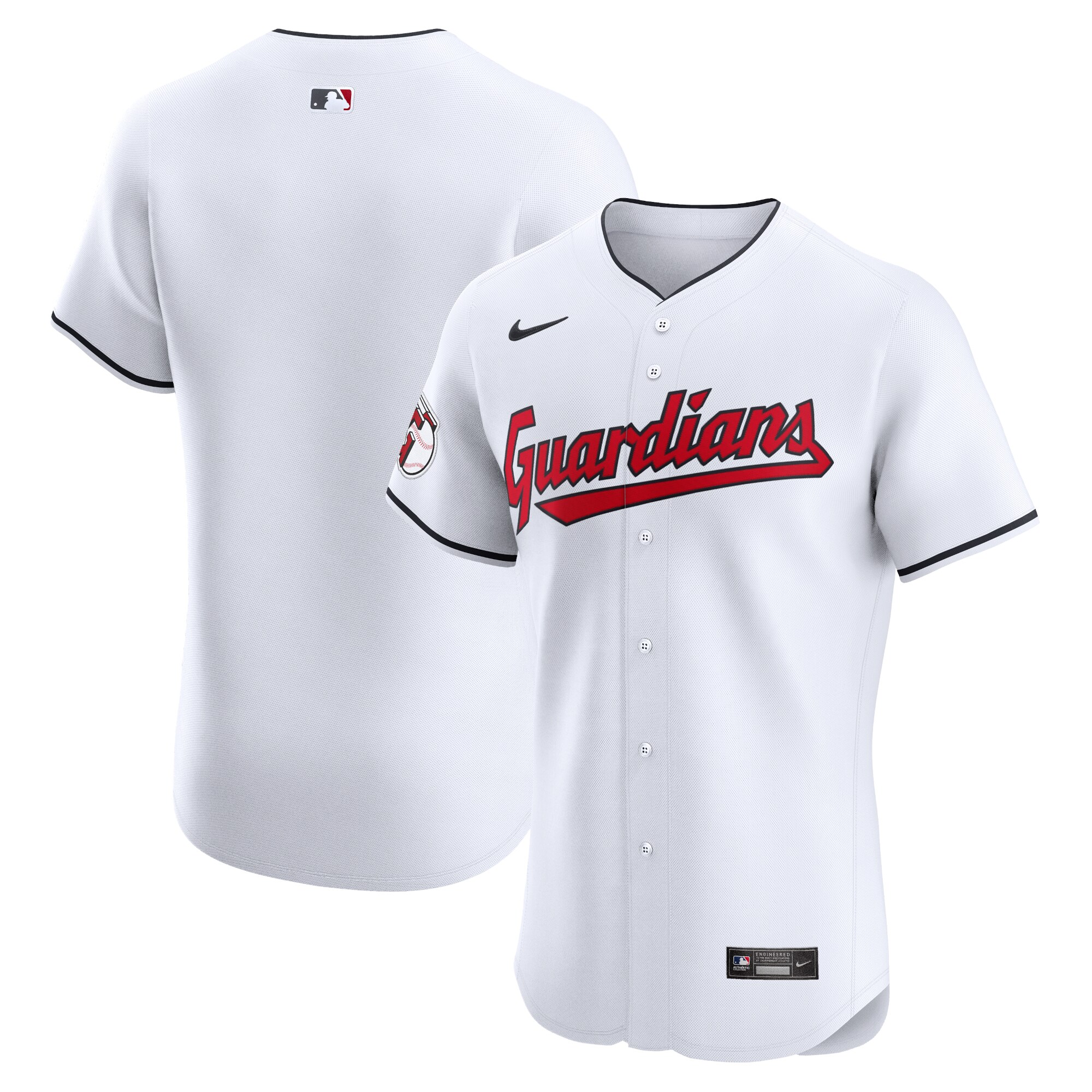 Cleveland Guardians Home Elite Baseball Jersey - White