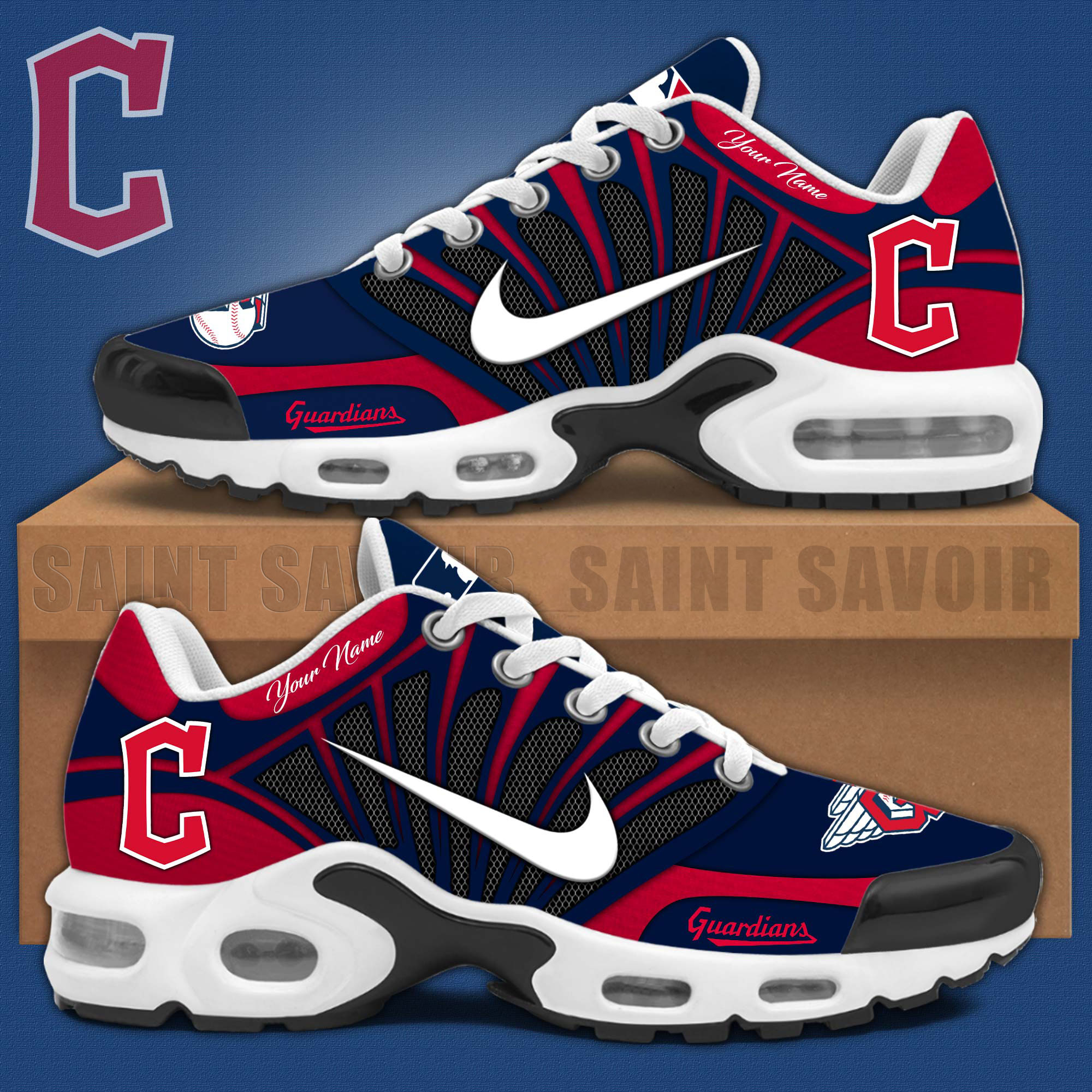 Cleveland Guardians Mlb Air Max Plus Shoes