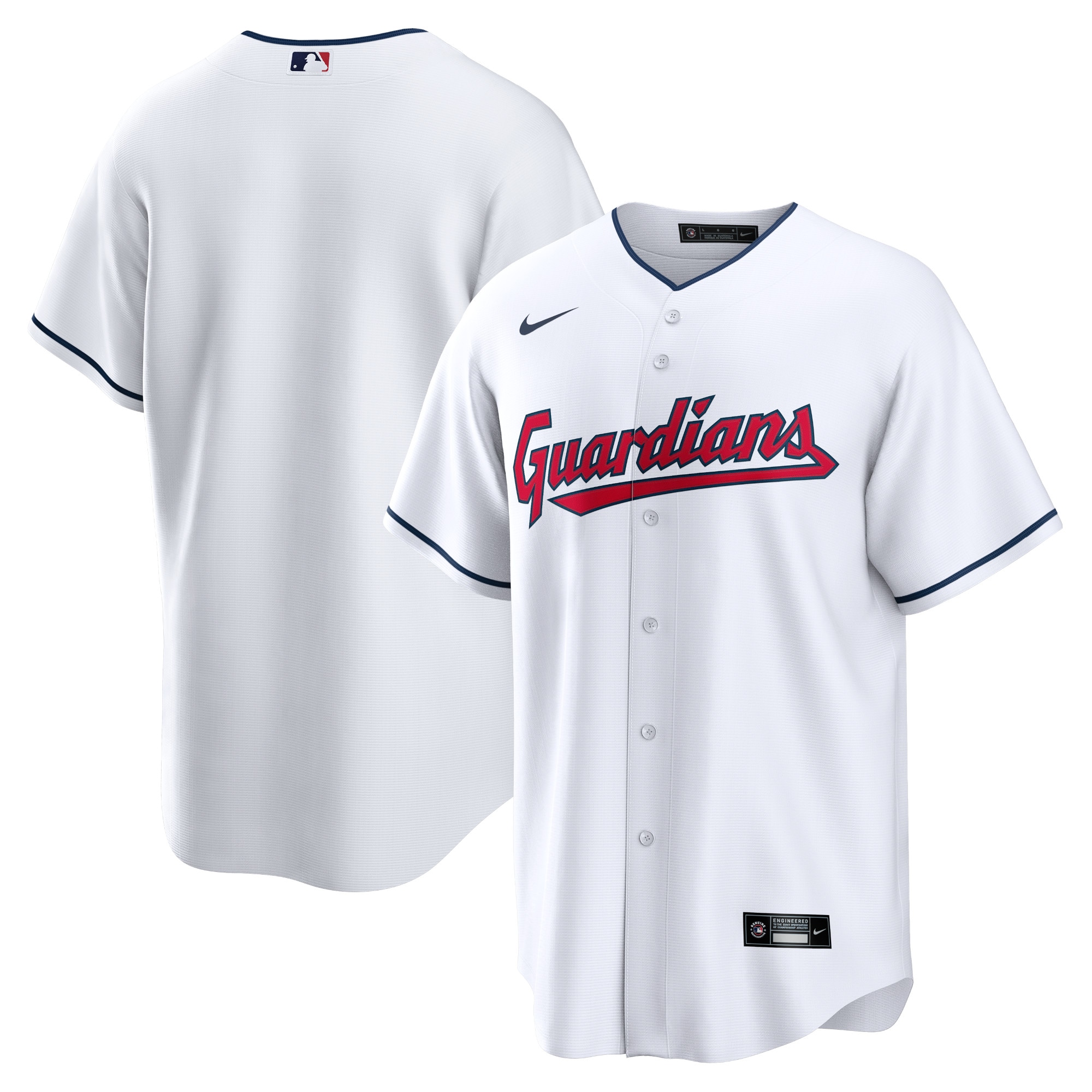 Cleveland Guardians Replica Team Baseball Jersey – White
